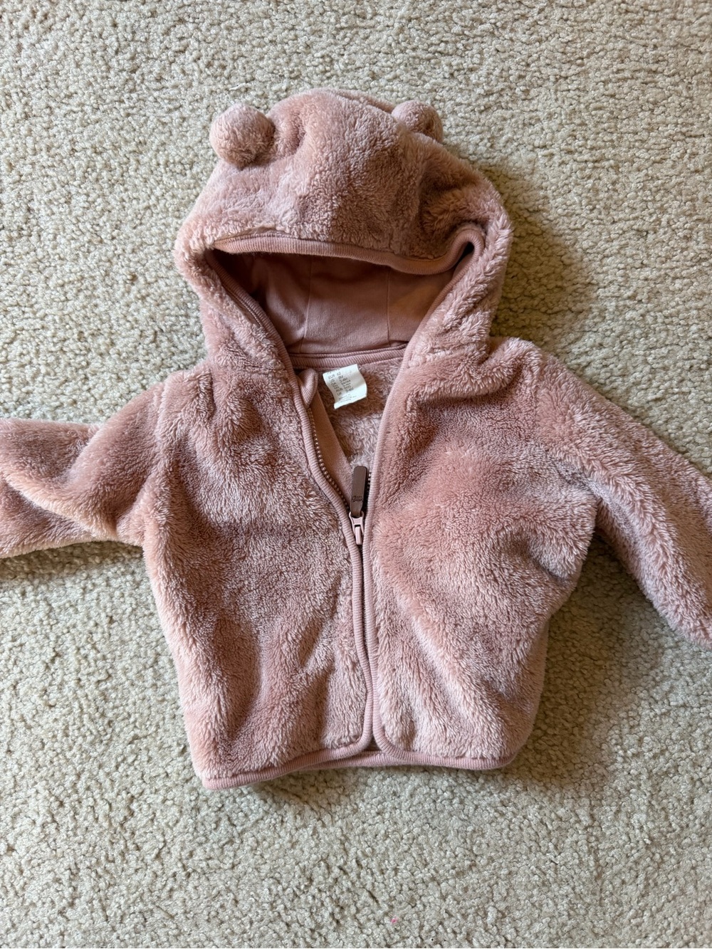 H&M cozy soft baby girl coat